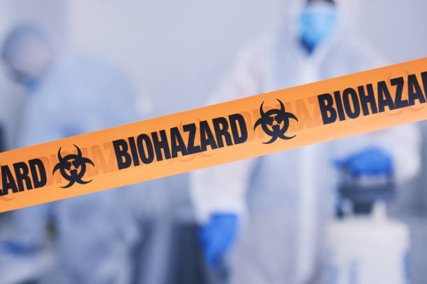 Professional Biohazard technician working in Beasley, TX